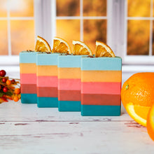 Load image into Gallery viewer, Cranberry Orange Spice Soap with Coconut Milk