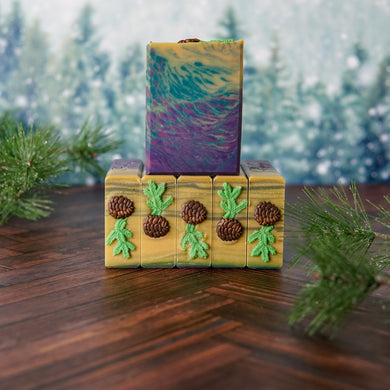 Roasted Pine Cone Soap with Coconut Milk