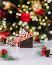 Load image into Gallery viewer, Peppermint Hot Chocolate Soap with Goat Milk
