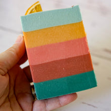 Load image into Gallery viewer, Cranberry Orange Spice Soap with Coconut Milk