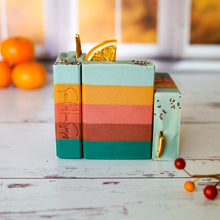 Load image into Gallery viewer, Cranberry Orange Spice Soap with Coconut Milk