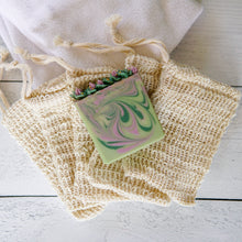 Load image into Gallery viewer, Natural Sisal Soap Saver Bag