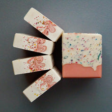 Load image into Gallery viewer, Peach Bellini Soap with Coconut Milk