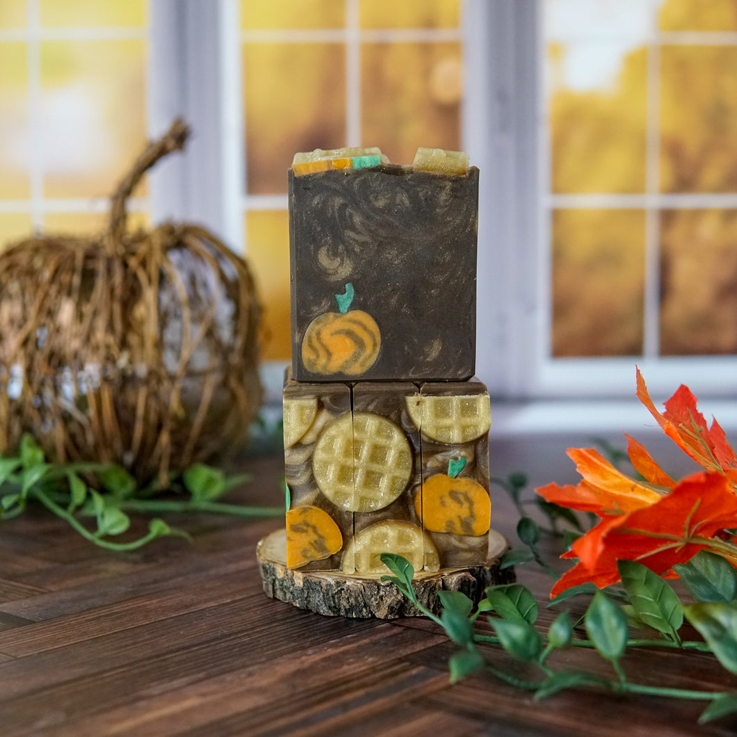 Pumpkin Pecan Waffles Soap with Goat Milk