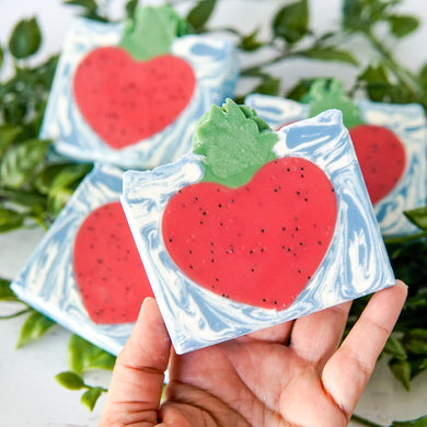 Strawberry Patch Soap With Coconut Milk