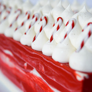 Candy Cane Forest Soap with Coconut Milk