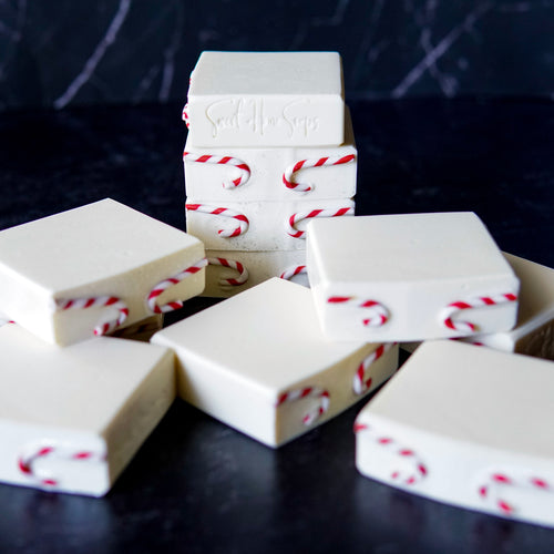 Candy Cane Lane Soap with Coconut Milk