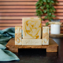 Load image into Gallery viewer, Unscented Butter Bar Soap with Goat Milk and Turmeric