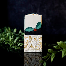 Load image into Gallery viewer, The Holly and the Ivy Soap with Coconut Milk